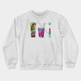 Dental care tools Crewneck Sweatshirt